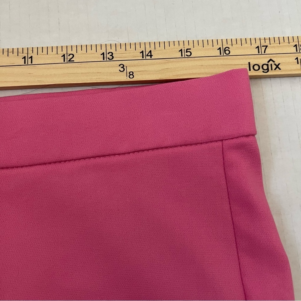 NWT Zara Pink High Rise Cropped Kick Flare Pants Trousers Large - Picture 14 of 16